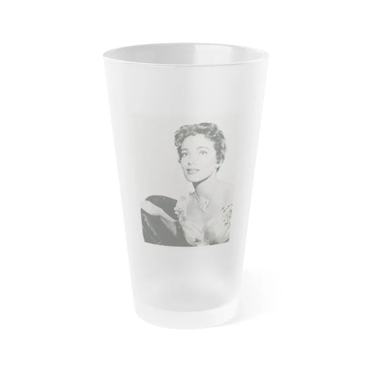 Julia Adams #206 (Vintage Female Icon) Frosted Pint Glass 16oz-16oz-Frosted-Go Mug Yourself