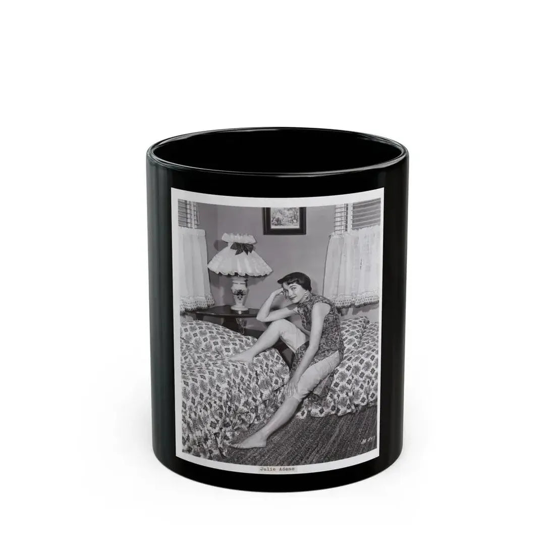 Julia Adams #207 (Vintage Female Icon) Black Coffee Mug 11oz - Go Mug Yourself