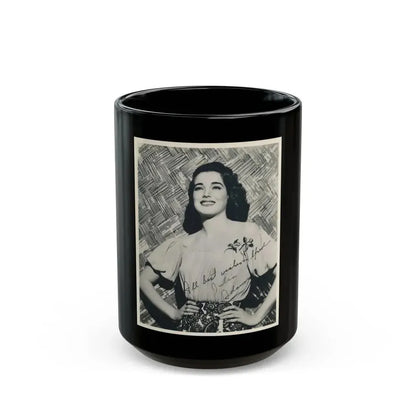 Julia Adams #211 (Vintage Female Icon) Black Coffee Mug 15oz - Go Mug Yourself