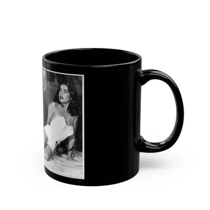 Julia Adams #212 - 8x10 B&W Full Body 1-Piece Swimsuit Promo Photo for Creature From The Black Lagoon '54 1 (Vintage Female Icon) Black Coffee Mug - Go Mug Yourself