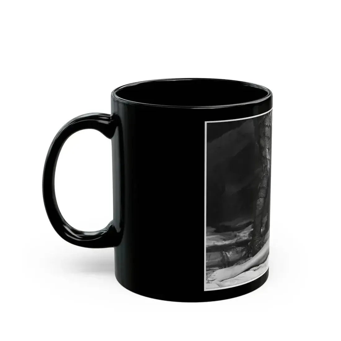 Julia Adams #212 - 8x10 B&W Full Body 1-Piece Swimsuit Promo Photo for Creature From The Black Lagoon '54 1 (Vintage Female Icon) Black Coffee Mug - Go Mug Yourself
