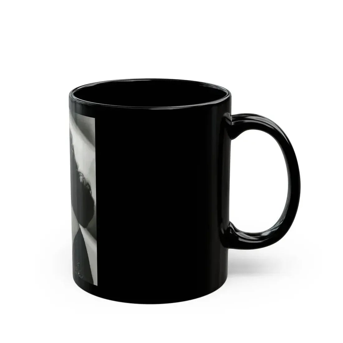 Julia Adams #32 - 8x10 B&W Head & Shoulder Glamour Portrait 1 (Vintage Female Icon) Black Coffee Mug - Go Mug Yourself