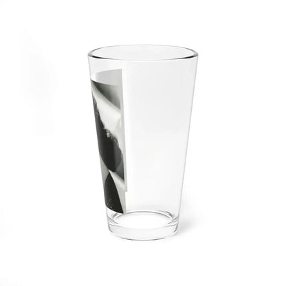Julia Adams #32 - 8x10 B&W Head & Shoulder Glamour Portrait 1 (Vintage Female Icon) Pint Glass 16oz - Go Mug Yourself