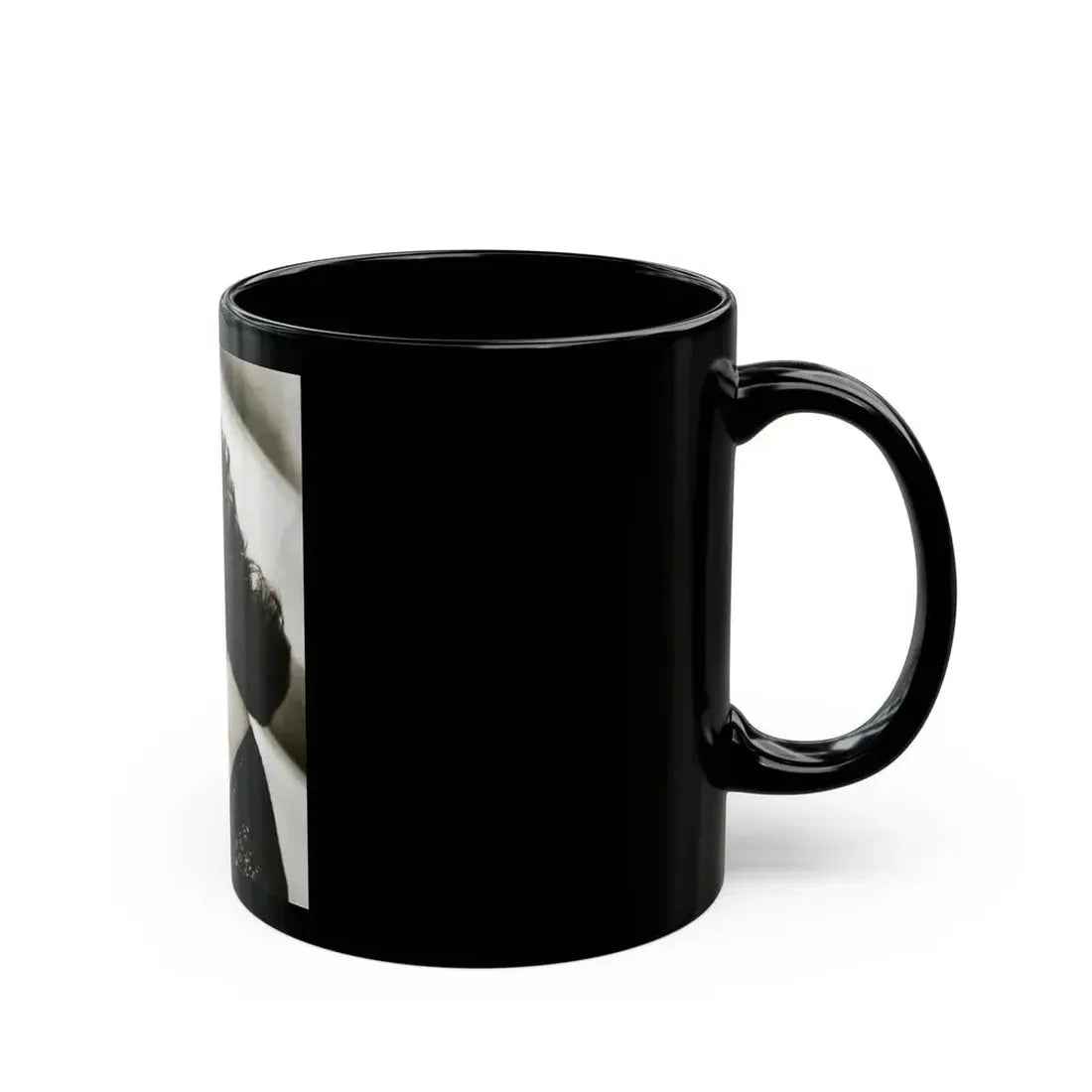 Julia Adams #32 - 8x10 B&W Head & Shoulder Glamour Portrait (Vintage Female Icon) Black Coffee Mug - Go Mug Yourself