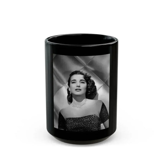 Julia Adams #36 (Vintage Female Icon) Black Coffee Mug 15oz - Go Mug Yourself