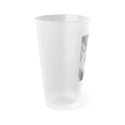 Julia Adams #36 (Vintage Female Icon) Frosted Pint Glass 16oz - Go Mug Yourself