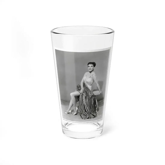 Julia Adams #37 (Vintage Female Icon) Pint Glass 16oz 16oz - Go Mug Yourself