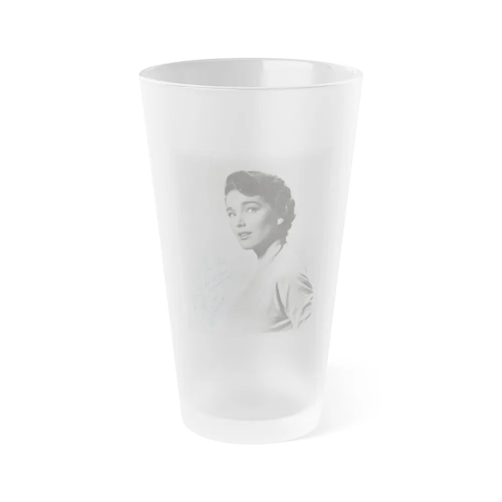 Julia Adams #47 1 (Vintage Female Icon) Frosted Pint Glass 16oz-16oz-Frosted-Go Mug Yourself