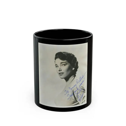 Julia Adams #47 (Vintage Female Icon) Black Coffee Mug 11oz - Go Mug Yourself