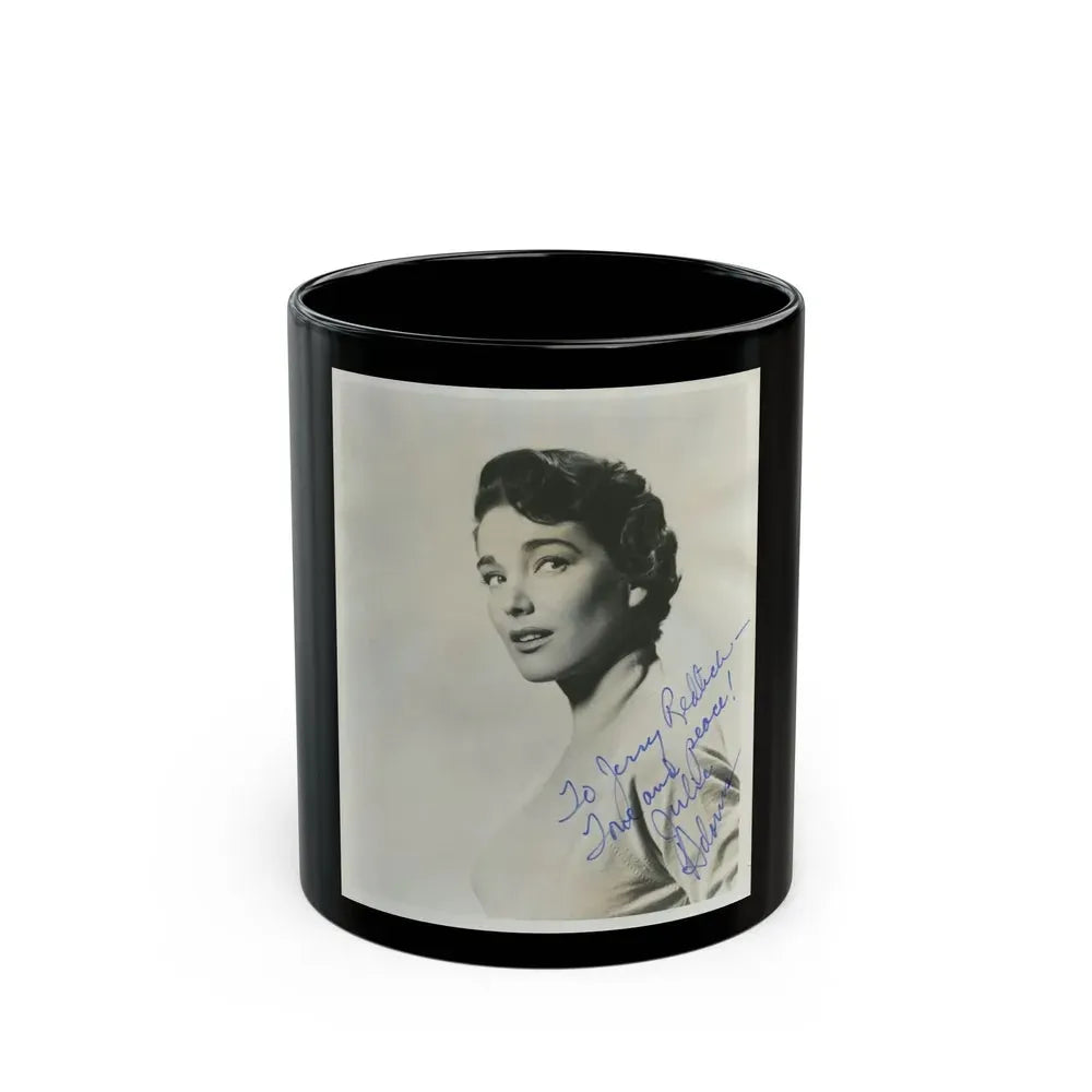 Julia Adams #47 (Vintage Female Icon) Black Coffee Mug 11oz - Go Mug Yourself