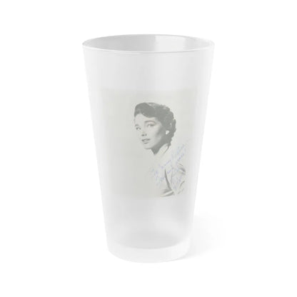 Julia Adams #47 (Vintage Female Icon) Frosted Pint Glass 16oz-16oz-Frosted-Go Mug Yourself