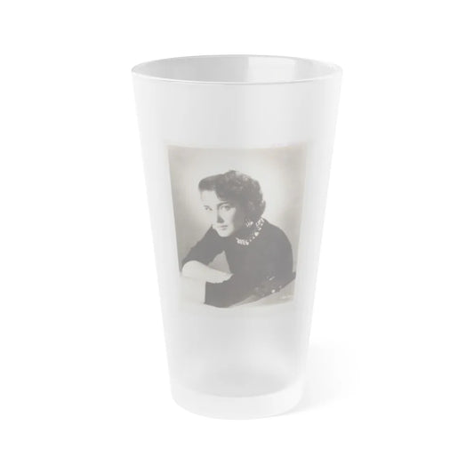 Julia Adams #53 (Vintage Female Icon) Frosted Pint Glass 16oz-16oz-Frosted-Go Mug Yourself