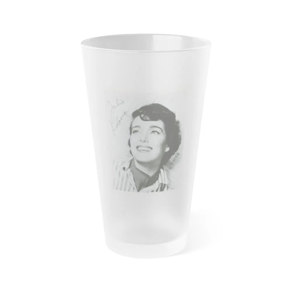 Julia Adams #56 (Vintage Female Icon) Frosted Pint Glass 16oz-16oz-Frosted-Go Mug Yourself