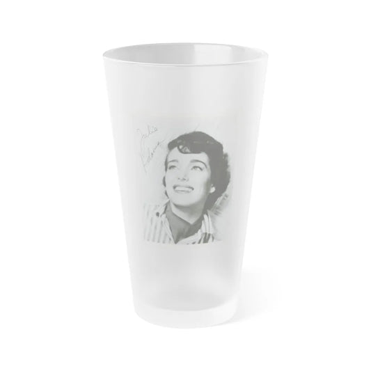 Julia Adams #56 (Vintage Female Icon) Frosted Pint Glass 16oz-16oz-Frosted-Go Mug Yourself