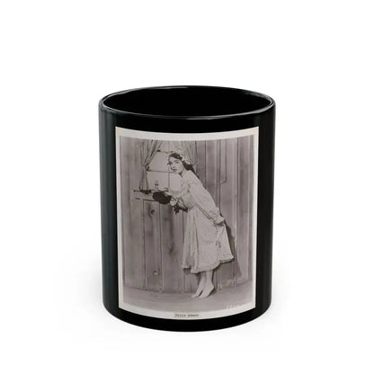 Julia Adams #69 (Vintage Female Icon) Black Coffee Mug 11oz - Go Mug Yourself