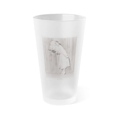 Julia Adams #69 (Vintage Female Icon) Frosted Pint Glass 16oz-16oz-Frosted-Go Mug Yourself