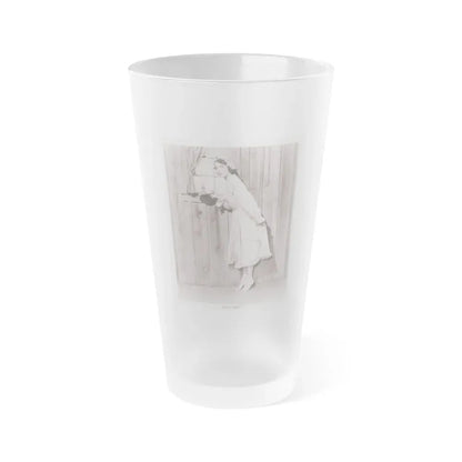 Julia Adams #69 (Vintage Female Icon) Frosted Pint Glass 16oz 16oz Frosted - Go Mug Yourself