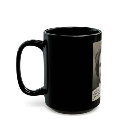 Julia Adams #70 (Vintage Female Icon) Black Coffee Mug - Go Mug Yourself