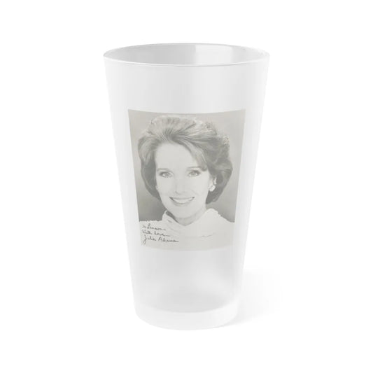 Julia Adams #70 (Vintage Female Icon) Frosted Pint Glass 16oz-16oz-Frosted-Go Mug Yourself