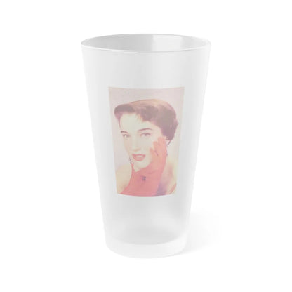 Julia Adams #71 (Vintage Female Icon) Frosted Pint Glass 16oz-16oz-Frosted-Go Mug Yourself