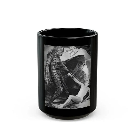 Julia Adams #79 (Vintage Female Icon) Black Coffee Mug 15oz - Go Mug Yourself