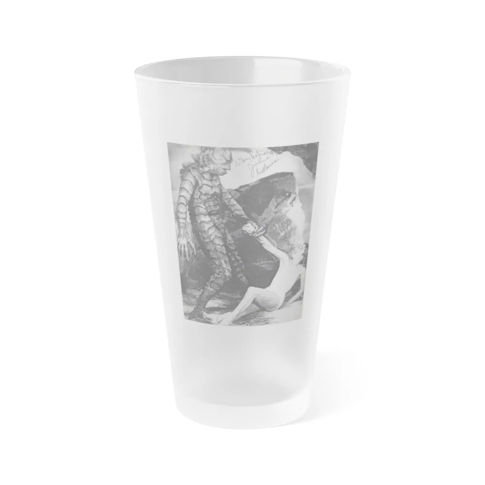 Julia Adams #79 (Vintage Female Icon) Frosted Pint Glass 16oz-16oz-Frosted-Go Mug Yourself