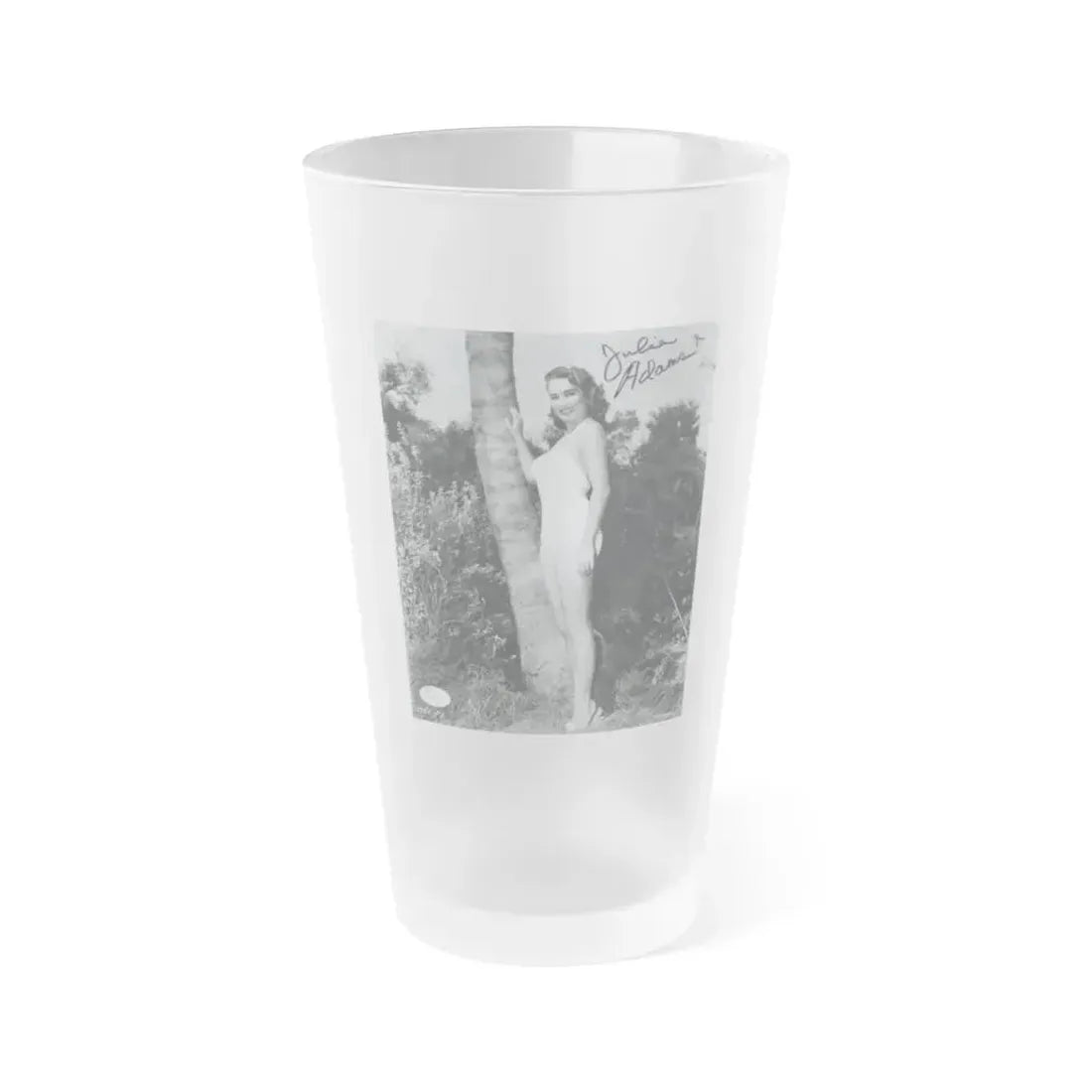 Julia Adams #97 - 8x10 B&W Full Body 1-Piece Swimsuit Promo Photo for Creature From The Black Lagoon '54 1 (Vintage Female Icon) Frosted Pint Glass 16oz 16oz Frosted - Go Mug Yourself