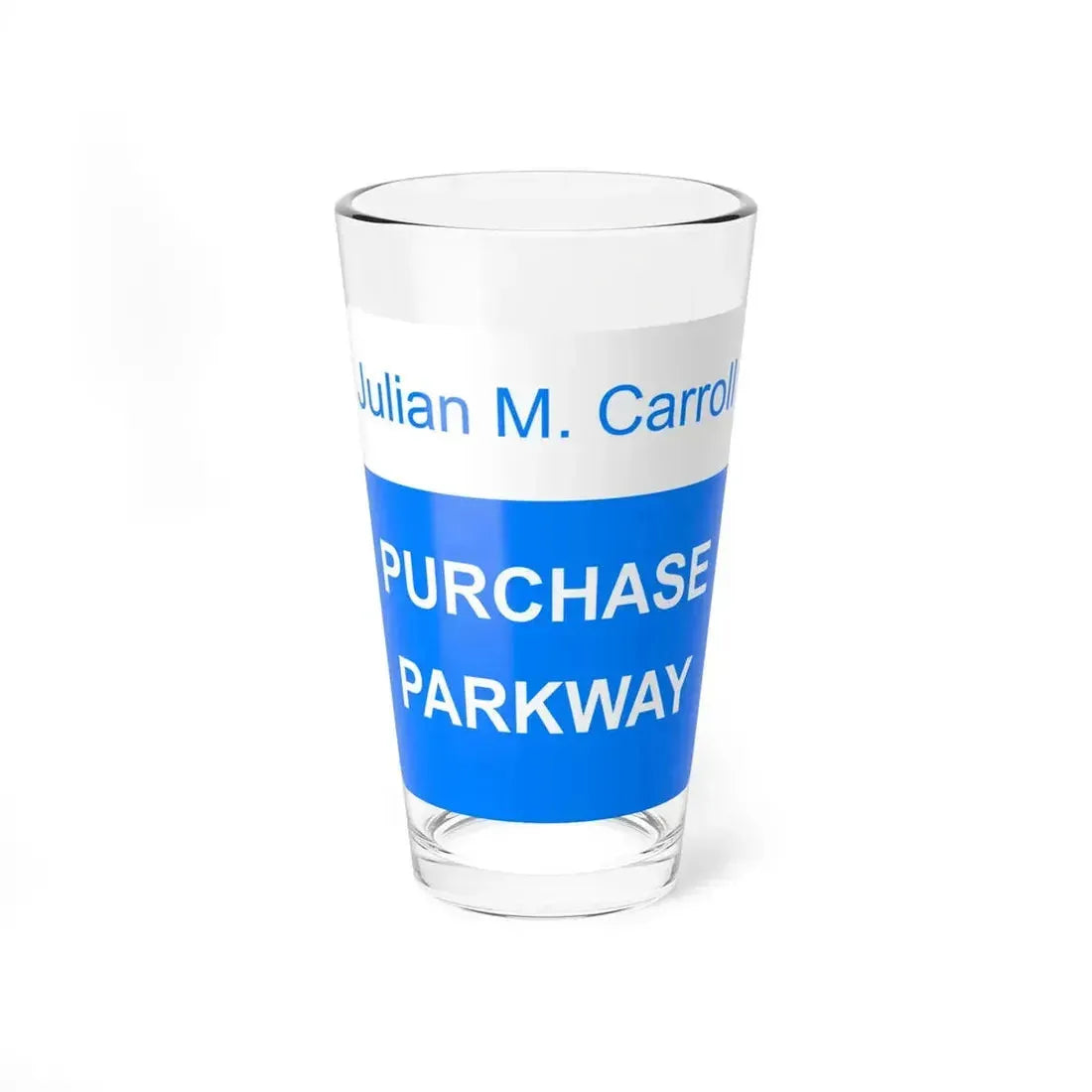 Julian M Carroll Purchase Parkway Shield (Kentucky) (Road Sign) Pint Glass 16oz 16oz - Go Mug Yourself