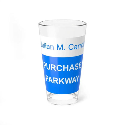 Julian M Carroll Purchase Parkway Shield (Kentucky) (Road Sign) Pint Glass 16oz 16oz - Go Mug Yourself