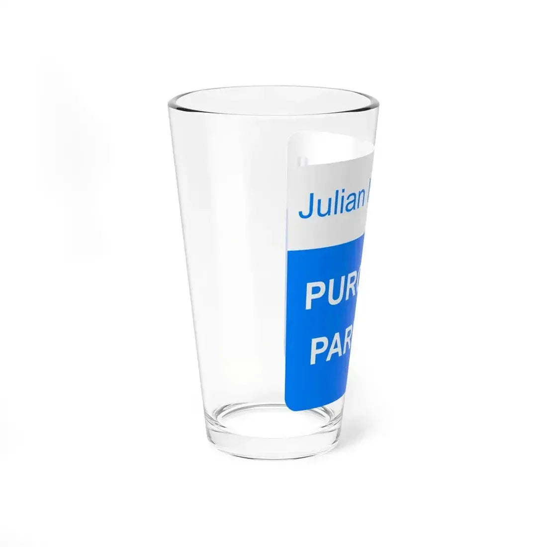 Julian M Carroll Purchase Parkway Shield (Kentucky) (Road Sign) Pint Glass 16oz - Go Mug Yourself