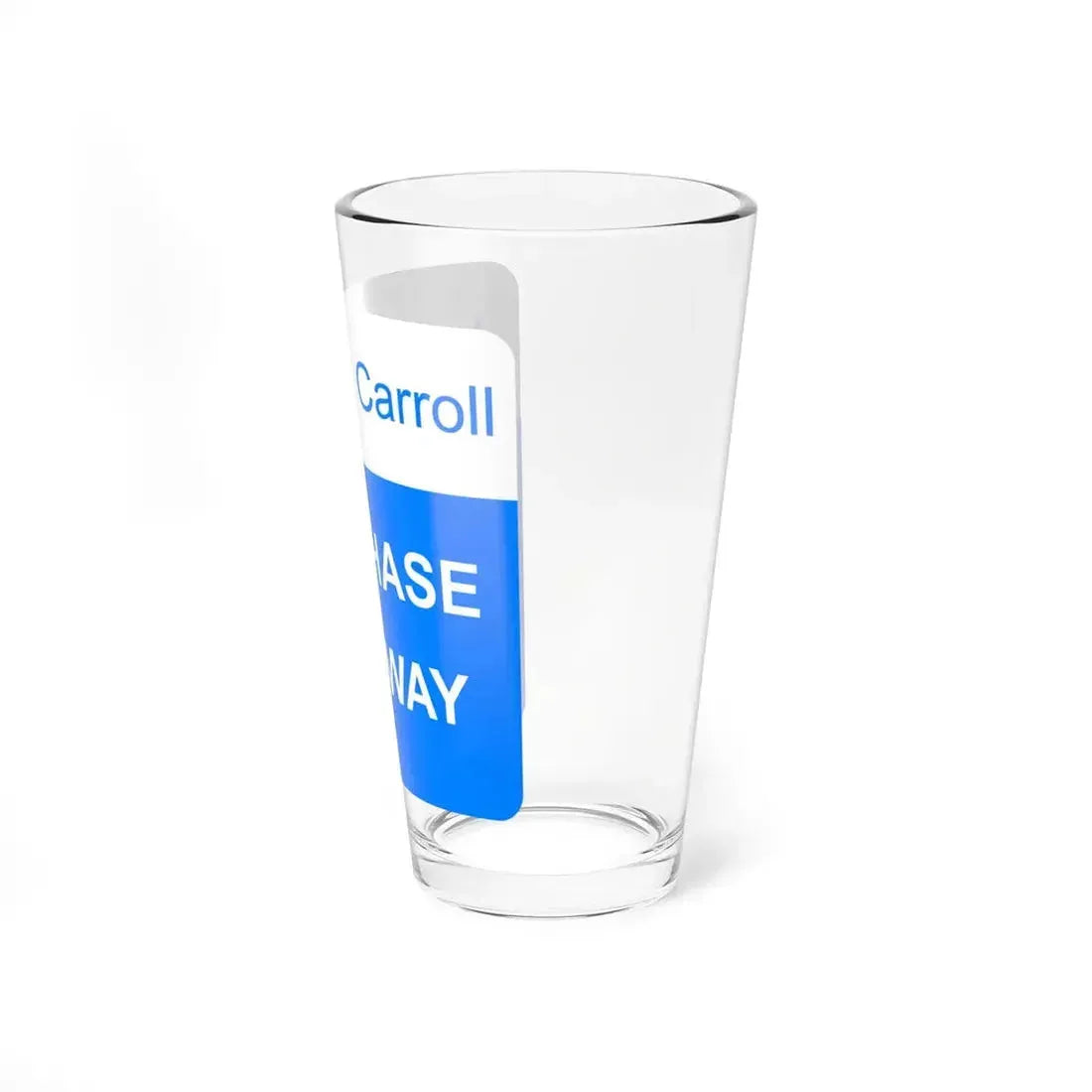 Julian M Carroll Purchase Parkway Shield (Kentucky) (Road Sign) Pint Glass 16oz - Go Mug Yourself