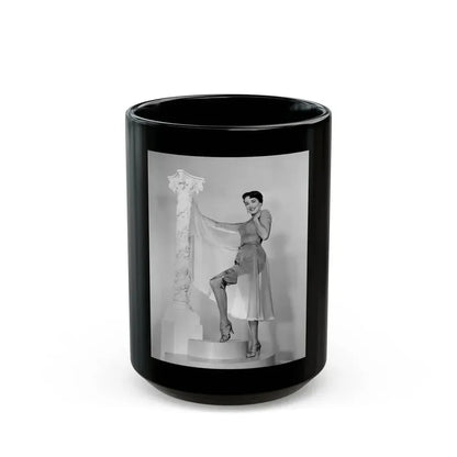 Julie Adams #213 (Vintage Female Icon) Black Coffee Mug 15oz - Go Mug Yourself