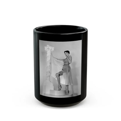 Julie Adams #213 (Vintage Female Icon) Black Coffee Mug 15oz - Go Mug Yourself