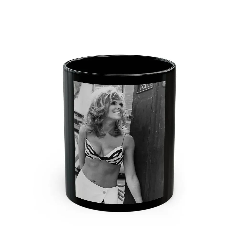 Julie Ege #08 (Vintage Female Icon) Black Coffee Mug 11oz - Go Mug Yourself