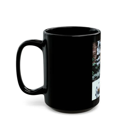 Julie Ege #100 (Vintage Female Icon) Black Coffee Mug - Go Mug Yourself