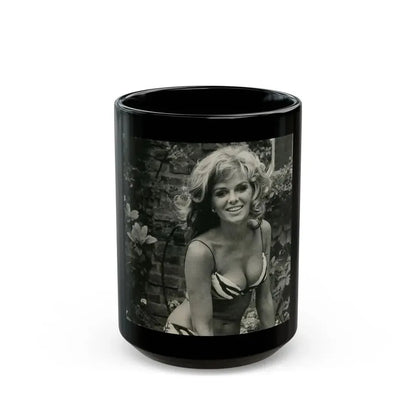 Julie Ege #104 (Vintage Female Icon) Black Coffee Mug 15oz - Go Mug Yourself