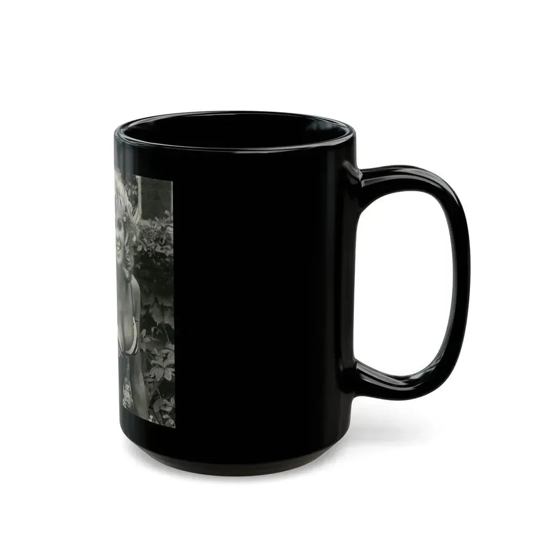 Julie Ege #104 (Vintage Female Icon) Black Coffee Mug - Go Mug Yourself