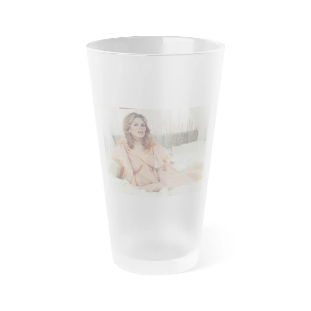 Julie Ege #108 (Vintage Female Icon) Frosted Pint Glass 16oz-16oz-Frosted-Go Mug Yourself