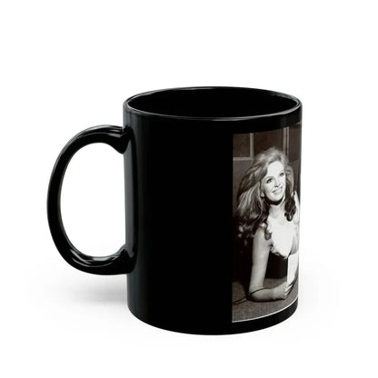 Julie Ege #111 (Vintage Female Icon) Black Coffee Mug - Go Mug Yourself
