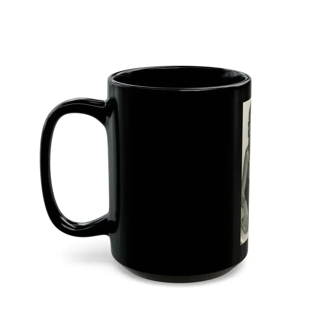 Julie Ege #112 (Vintage Female Icon) Black Coffee Mug - Go Mug Yourself