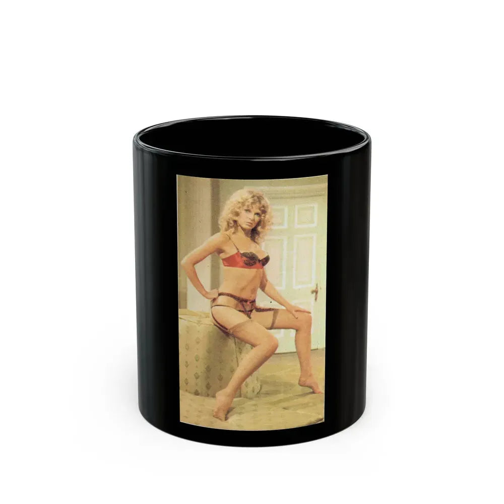 Julie Ege #117 (Vintage Female Icon) Black Coffee Mug 11oz - Go Mug Yourself