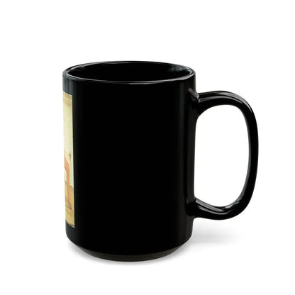 Julie Ege #117 (Vintage Female Icon) Black Coffee Mug - Go Mug Yourself