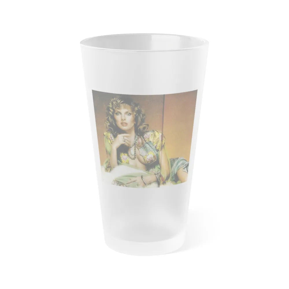 Julie Ege #120 (Vintage Female Icon) Frosted Pint Glass 16oz-16oz-Frosted-Go Mug Yourself