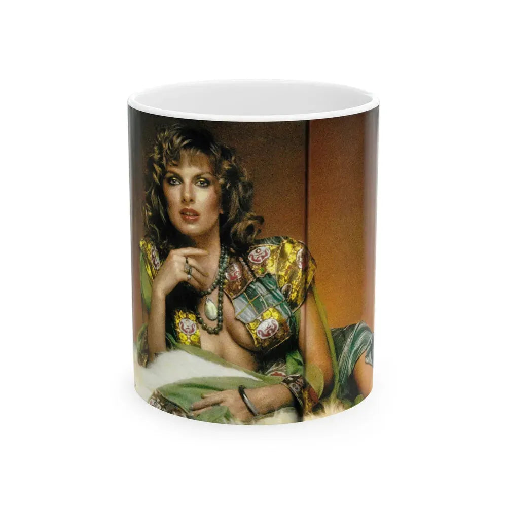 Julie Ege #120 (Vintage Female Icon) White Coffee Mug 11oz - Go Mug Yourself