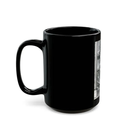 Julie Ege #124 (Vintage Female Icon) Black Coffee Mug - Go Mug Yourself