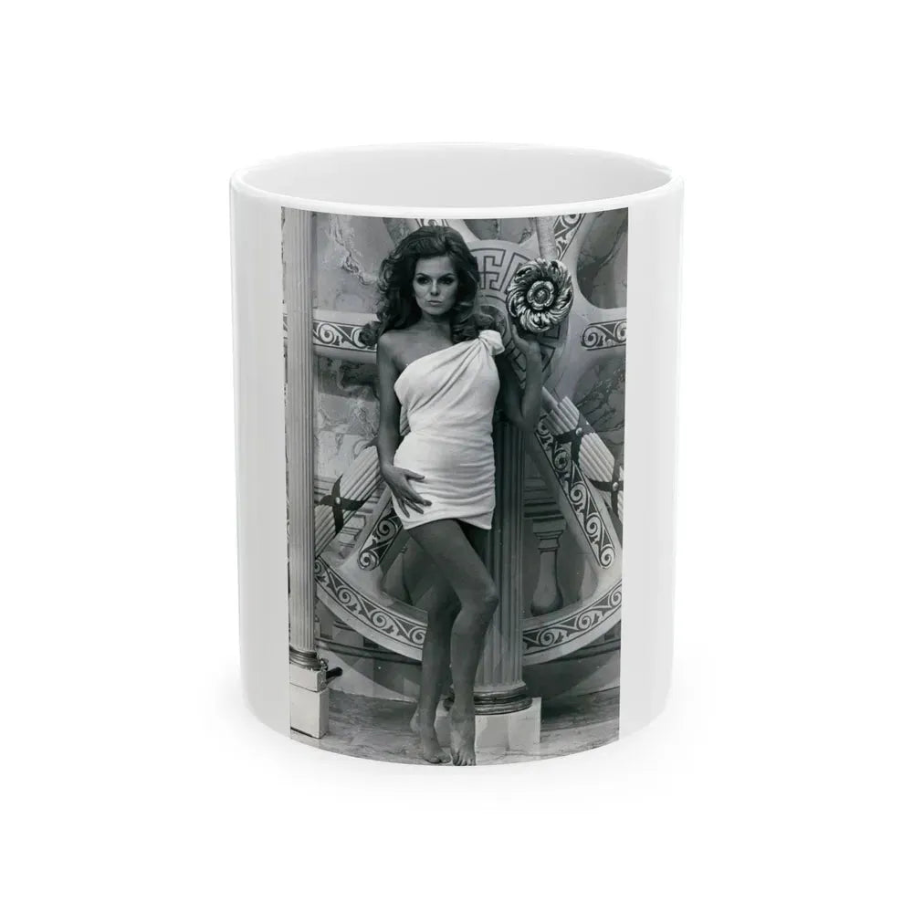 Julie Ege #124 (Vintage Female Icon) White Coffee Mug 11oz - Go Mug Yourself