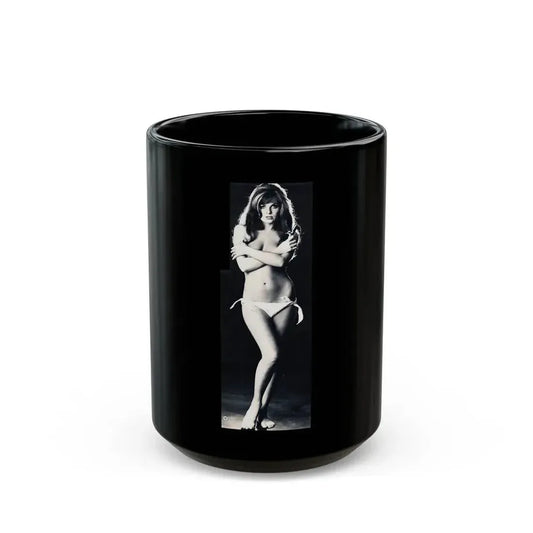 Julie Ege #126 (Vintage Female Icon) Black Coffee Mug 15oz - Go Mug Yourself
