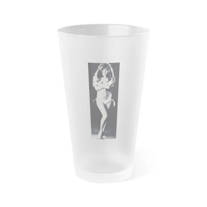 Julie Ege #126 (Vintage Female Icon) Frosted Pint Glass 16oz-16oz-Frosted-Go Mug Yourself