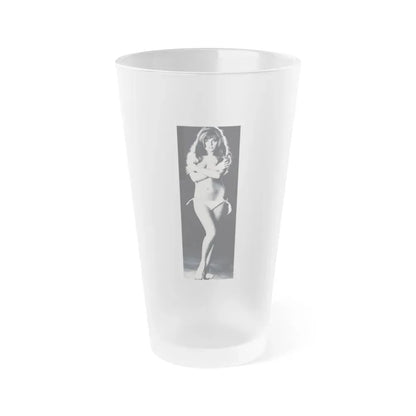Julie Ege #126 (Vintage Female Icon) Frosted Pint Glass 16oz 16oz Frosted - Go Mug Yourself