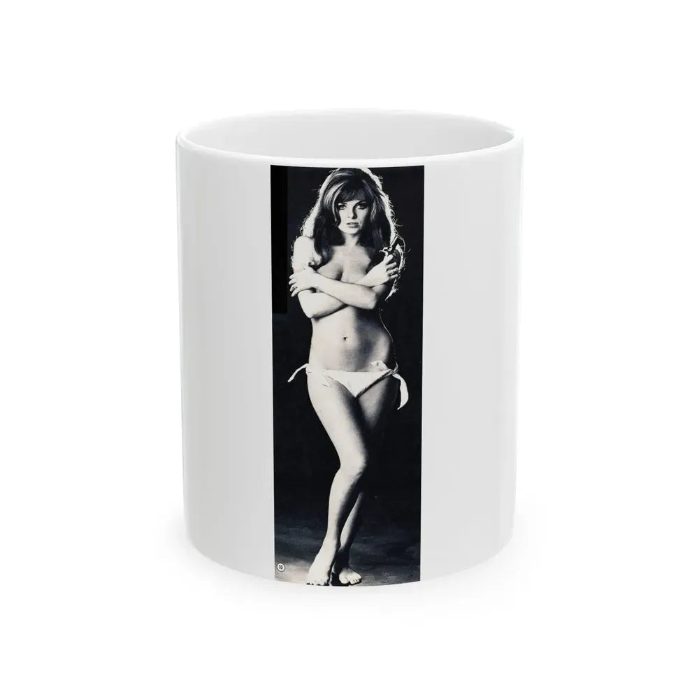 Julie Ege #126 (Vintage Female Icon) White Coffee Mug 11oz - Go Mug Yourself